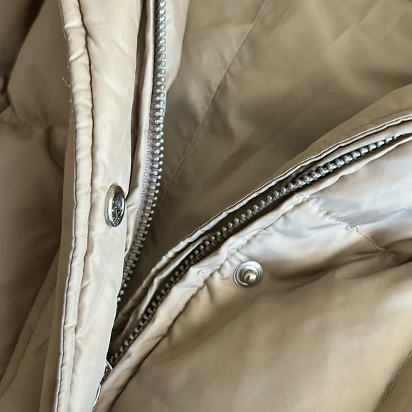 Tan Puffer Jacket - Picture 7 of 8